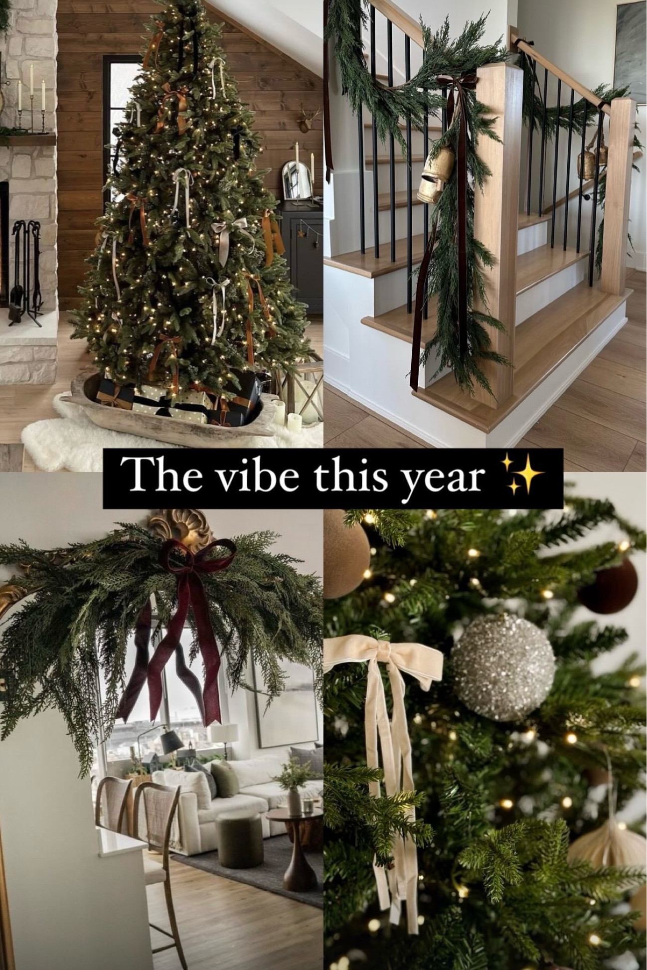 Rustic neutral dreamy christmas! That’s the vibe 

#LTKSeasonal #LTKHome #LTKHoliday