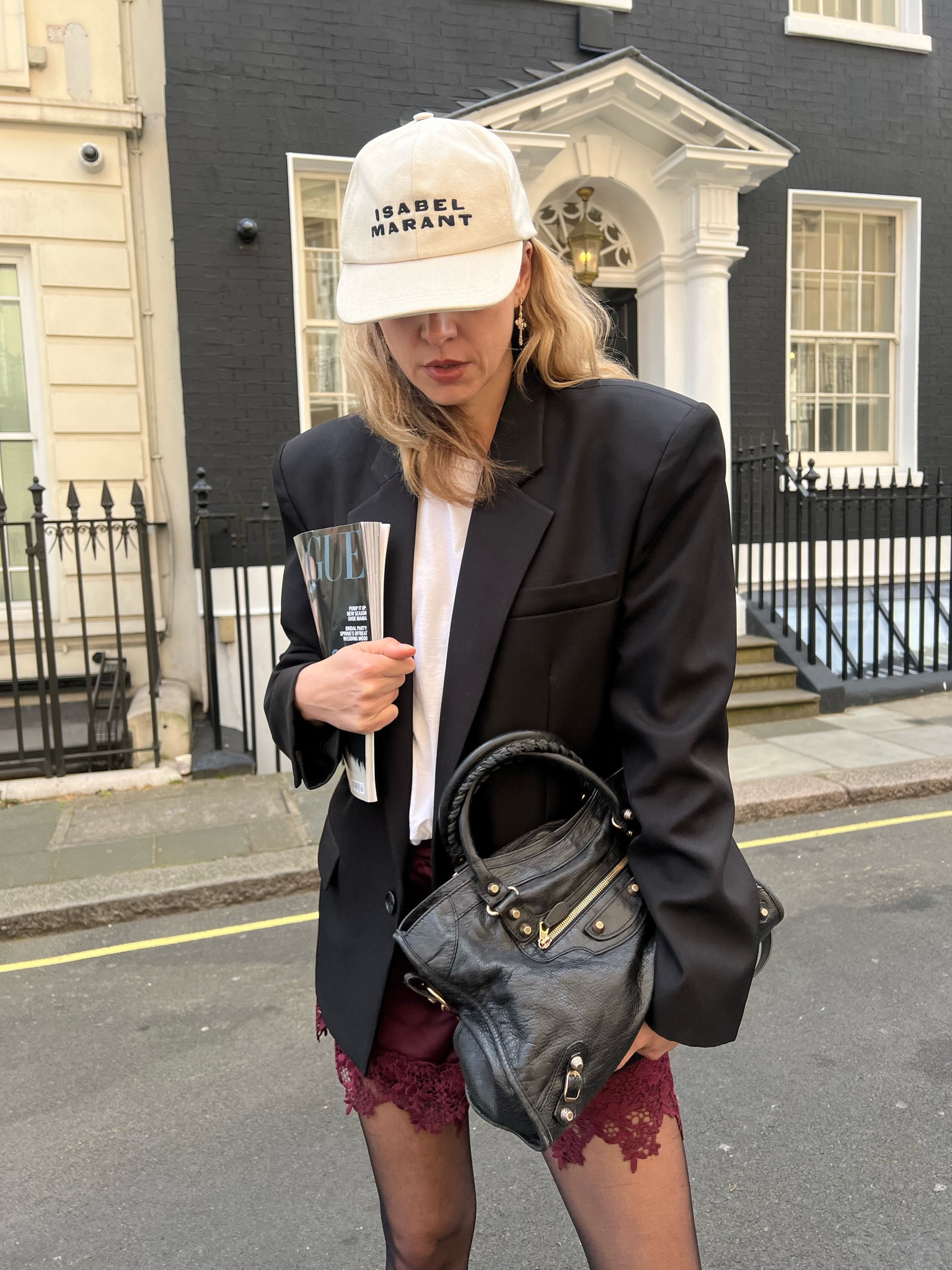 Isabel marant cal, adidas shorts. Black blazer, balenciaga bag, summer shorts, spring outfit, summer outfit 

#LTKuk #LTKspring #LTKsummer
