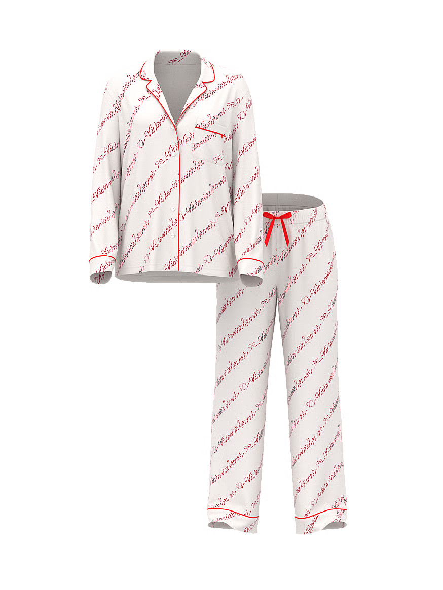 Buy Flannel Long Pajama Set, Print - Order Pajamas Sets online - Victoria's Secret US | Victoria's Secret (US / CA )