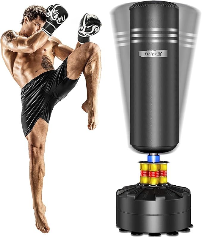 Dripex Freestanding Punching Bag- Heavy Boxing Bag with Stand for Adult Youth - Men StandingBoxin... | Amazon (US)