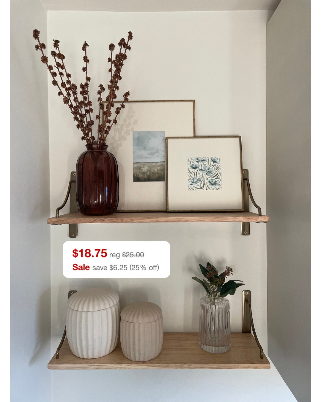 These canisters are so pretty! They have more of a rough outer texture, but the inside is smooth. Great for shelf decor or for a bathroom!

#LTKHome #LTKFindsUnder50 #LTKSaleAlert