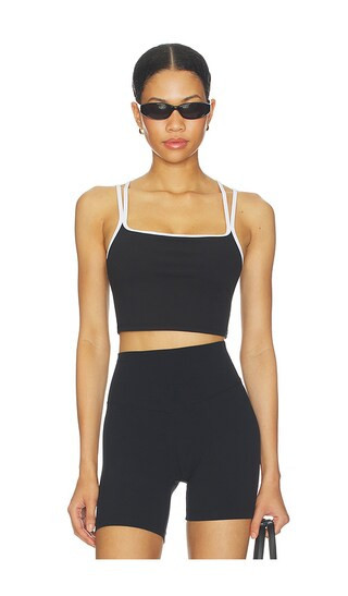 Vuori Daily Layered Tank in Black. - size XL | Revolve Clothing (Global)