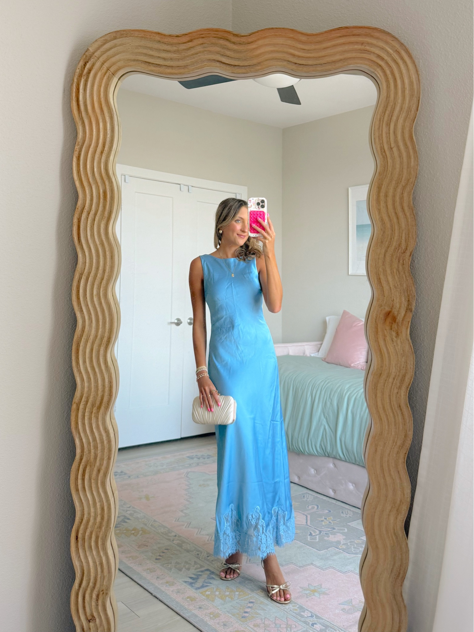 the cutest spring wedding guest dress from Petal & Pup 💍💕 wearing an XS 

#LTKWedding #LTKootd