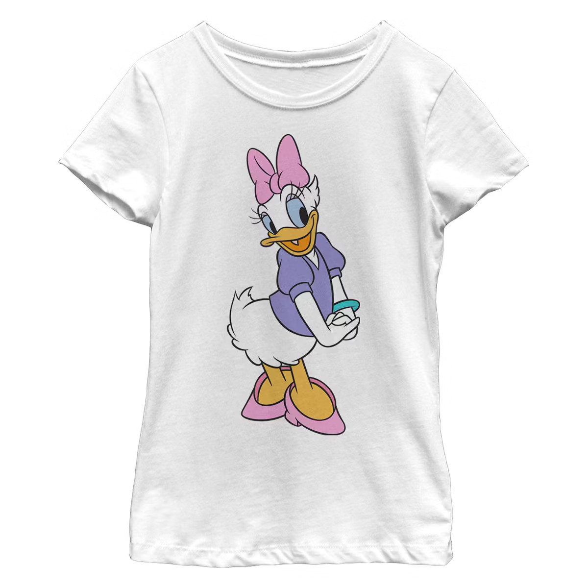 Girl's Mickey & Friends Daisy Duck Classic Pose T-Shirt | Target