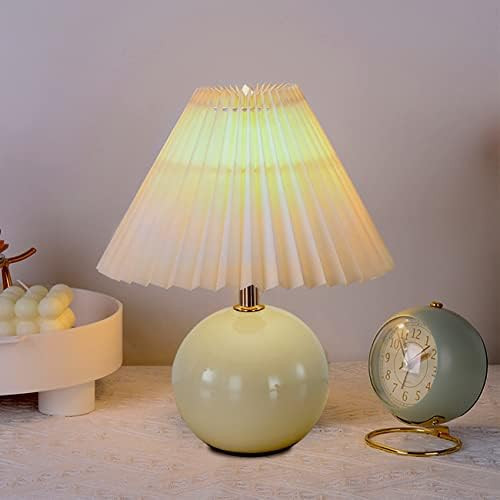 OKOOI Small Table Lamps for Small Spaces Bedside Table Lamps for bedrooms Textured Ceramic Small ... | Amazon (US)