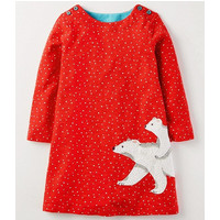 Baby Christmas Dress Girls Dress Clothes Vestidos Animal Appliques Princess Dres | Bonanza (Global)