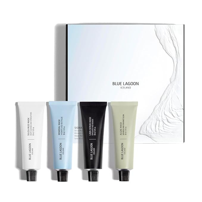 Blue Lagoon - Signature Masks Travel Set | Sustainable, Bioactive Luxury Skincare (4-Piece Set, 1... | Amazon (US)