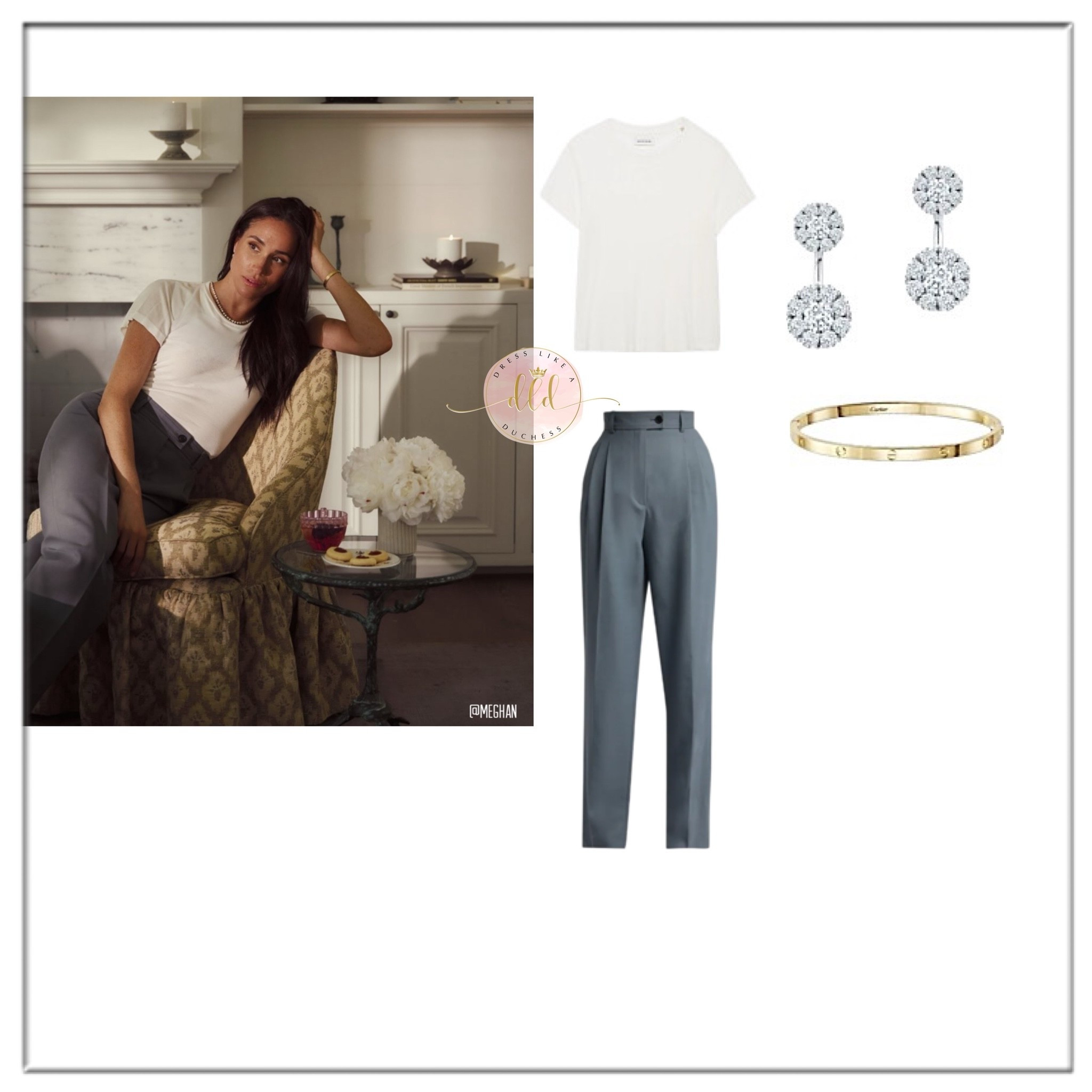 5/11/26 Meghan Markle As Ever instagram reel wearing Anine Bing and the Row