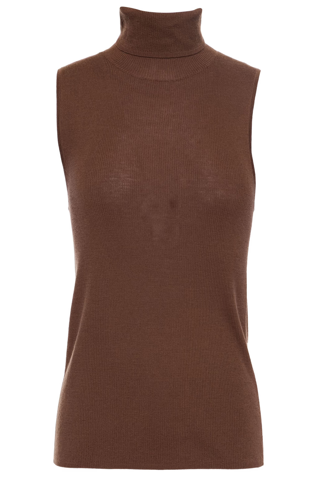 Cutout ribbed wool turtleneck top | The Outnet (UK and Europe)