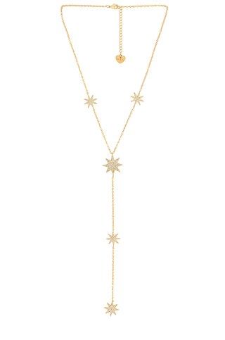 BRACHA Lillian Burst Lariat Necklace in Gold from Revolve.com | Revolve Clothing (Global)