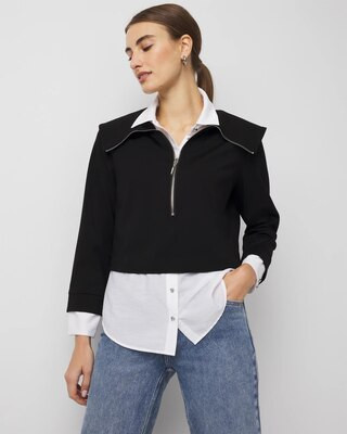 Ponte Jacket + Shirt | White House Black Market | White House Black Market