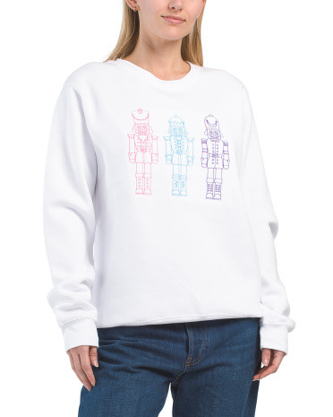Embroidered Nutcracker Sweatshirt For Women | TJ Maxx