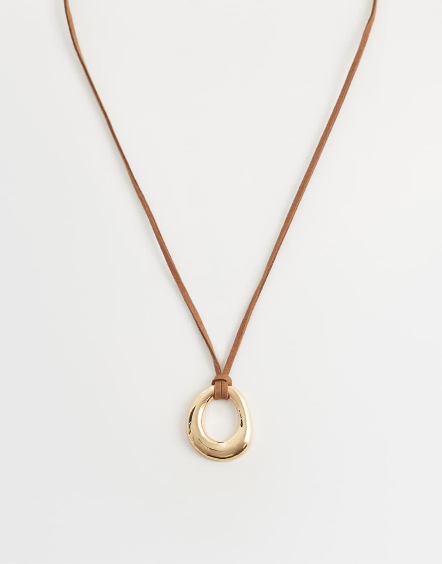 Accessorize cord necklace in gold | ASOS (Global)