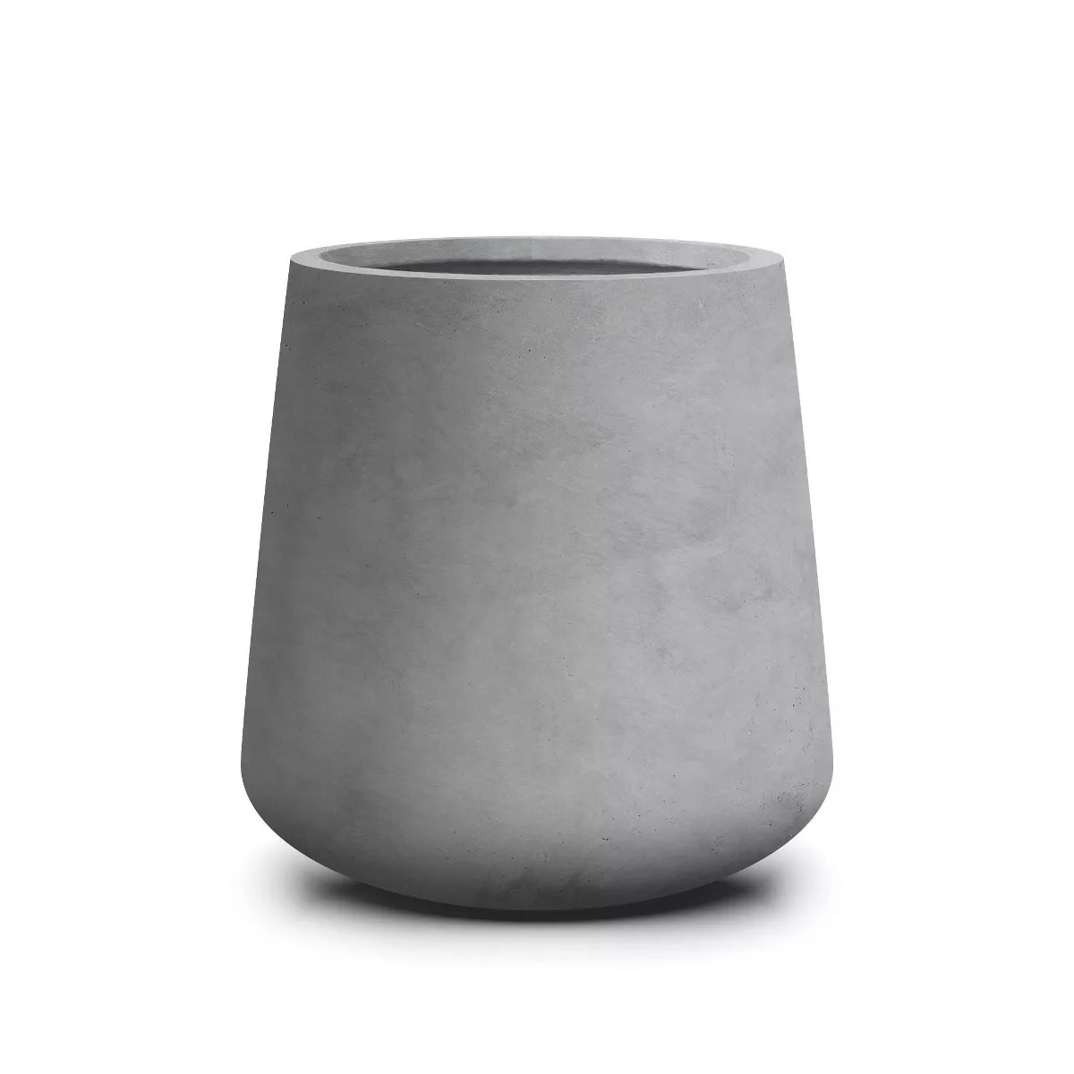 Rosemead Home & Garden, Inc. Kante Fiberglass Indoor Planter Pots Charcoal Gray 11.8"x11.8"x12.2... | Target