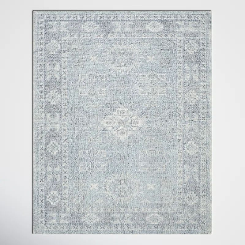 Hopkins Handmade Denim/Sky Blue Rug | Wayfair North America