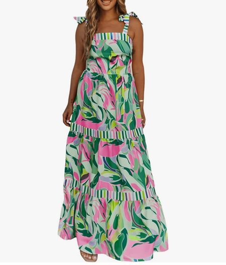 Tropical print maxi dress 

#LTKfindsunder50 #LTKSeasonal #LTKfindsunder100