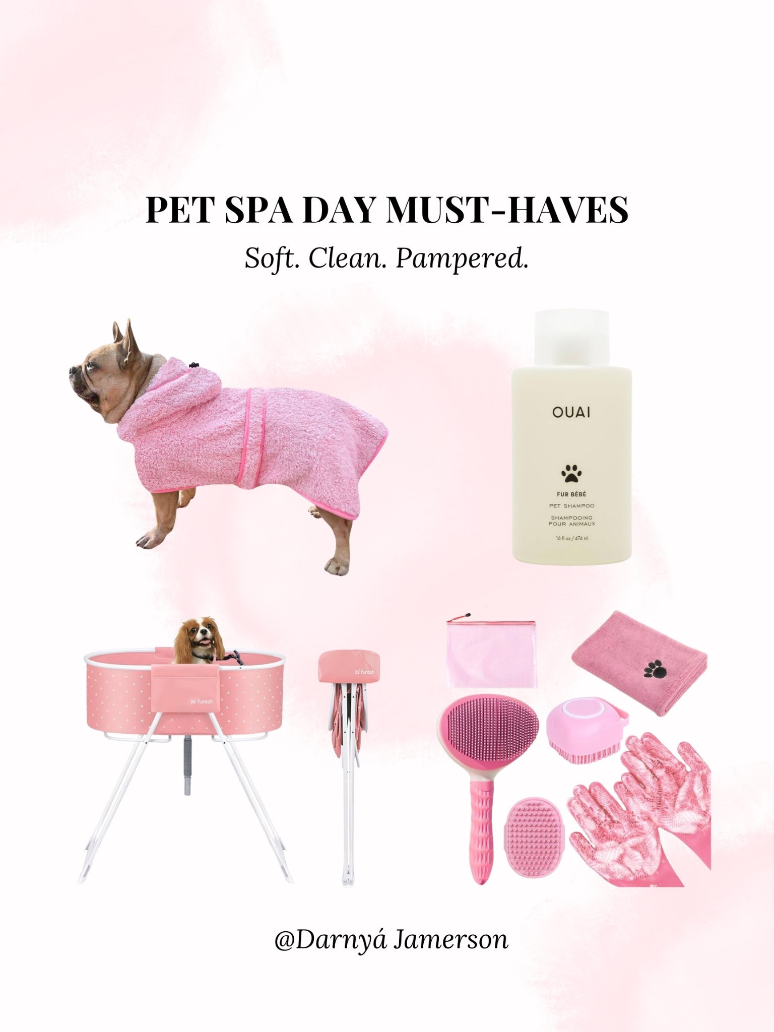 Pet Spa Day essentials 🐾

dog grooming at home, dog bath must haves, dog spa day, dog bath time, dog grooming tools, pet grooming picks, dog paw balm, dog robe Amazon, Furesh dog bath

#LTKHome #LTKPets

#LTKFindsUnder50 