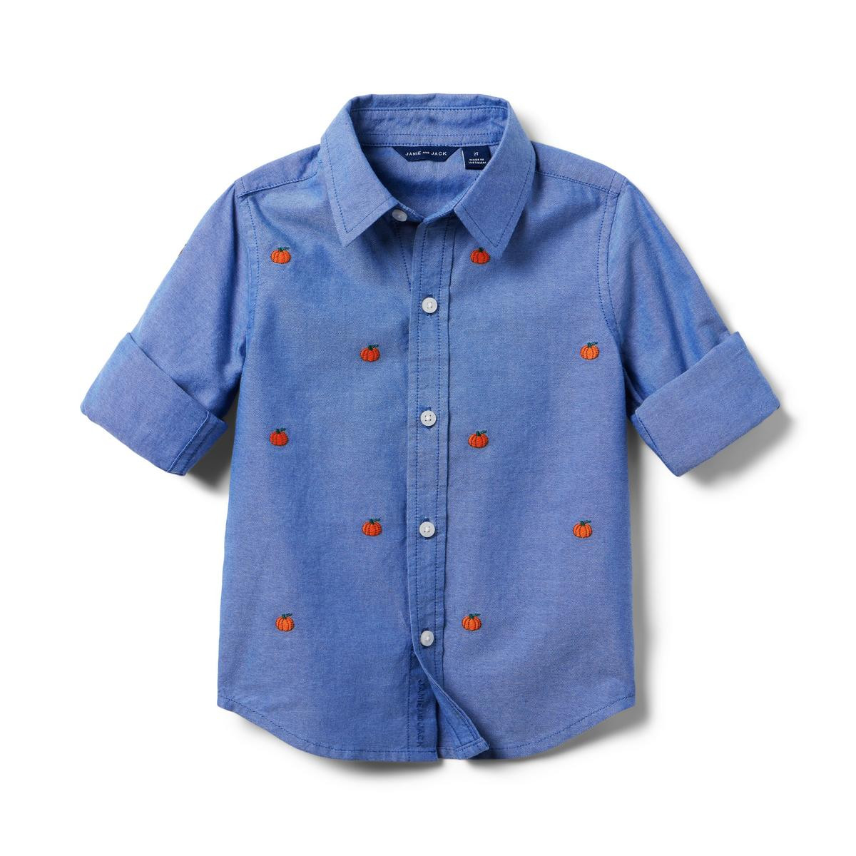 The Embroidered Oxford Shirt | Janie and Jack