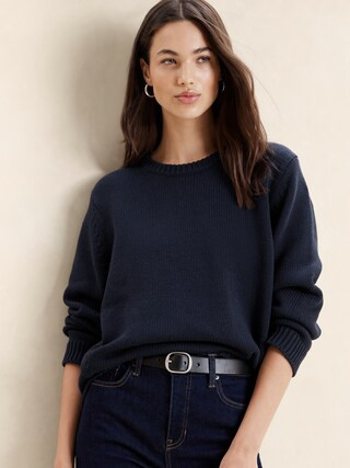 Oversized Textured Sweater | Banana Republic Factory