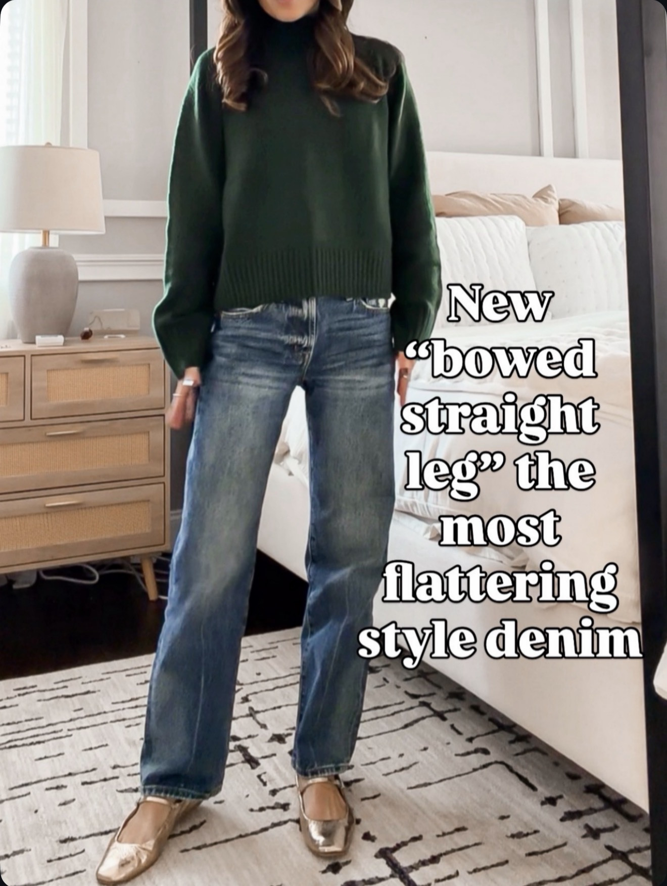 This straight leg fit is the sweet spot between relaxed and polished 🙌 🔗⬇️wearing size 24 

#LTKOver40 #LTKootd #LTKmomlife