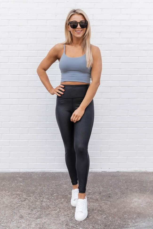 Just The Beginning Black Leggings | The Pink Lily Boutique