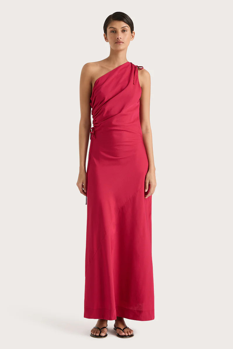 Laureles Maxi Dress Raspberry - Final Sale, XS / RASPBERRY | Faithfull (AU)