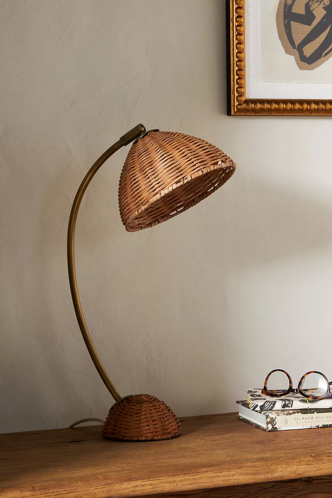 Liz Rattan Task Lamp | Anthropologie (US)