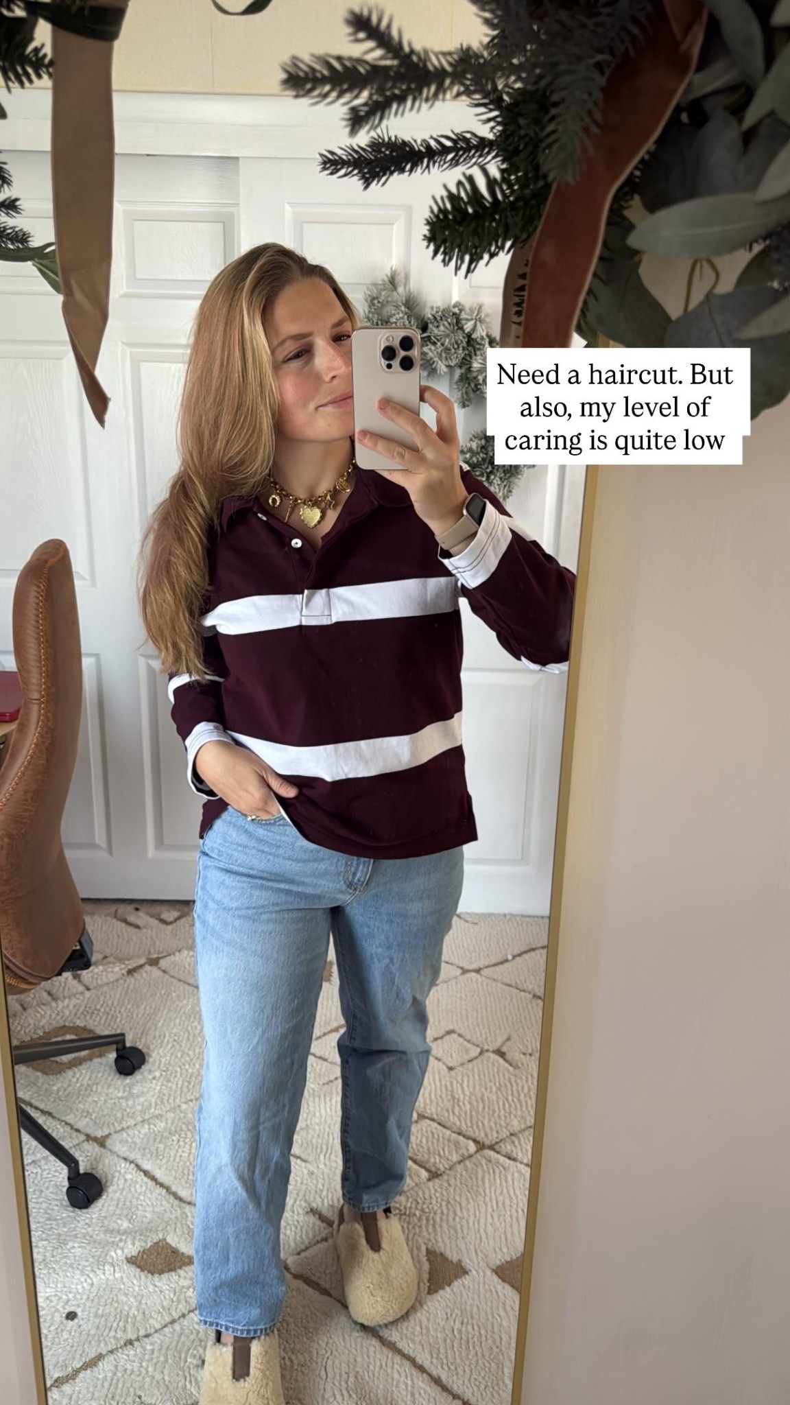 Polo rugby, rugby top, fall trend, Sherpa clogs, cozy, academia, charm necklace, Madewell 

#LTKFindsUnder100 #LTKSaleAlert #LTKSeasonal