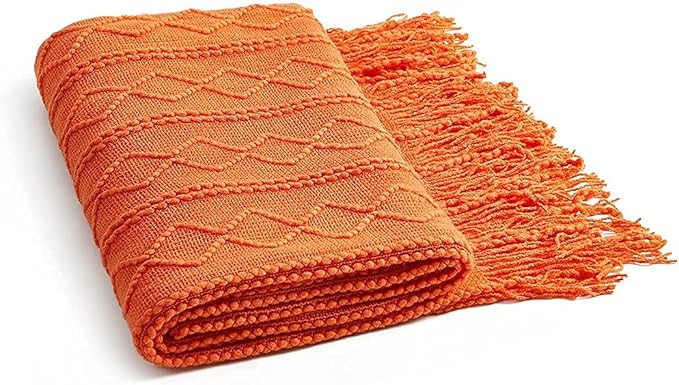 Dream Sunset Knit Throw Blanket 50 x 60 Inch, for Couch, Sofa, Bed and Decoration. Super Soft, Co... | Amazon (US)