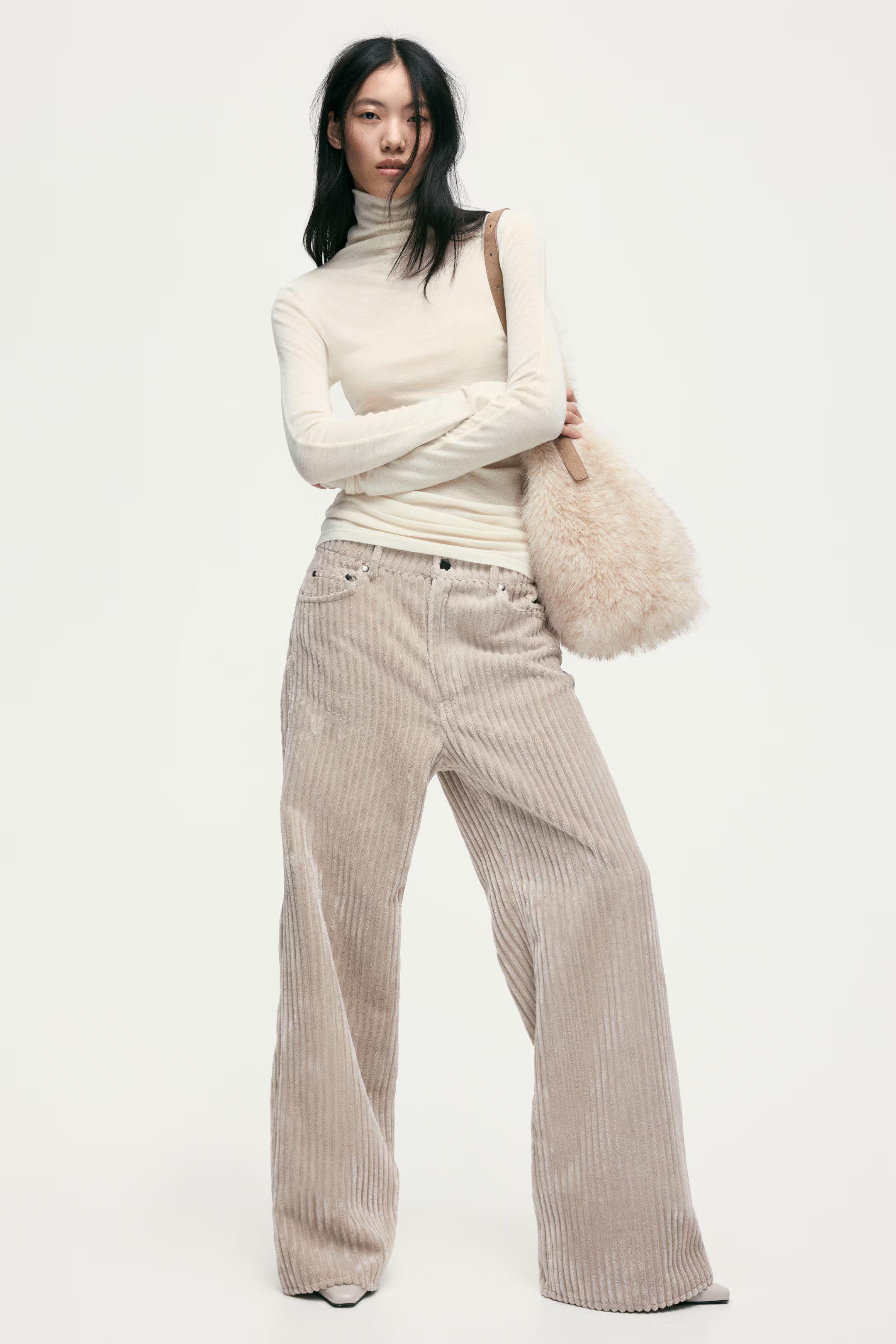 Polo-neck wool top | H&M (UK, MY, IN, SG, PH, TW, HK)