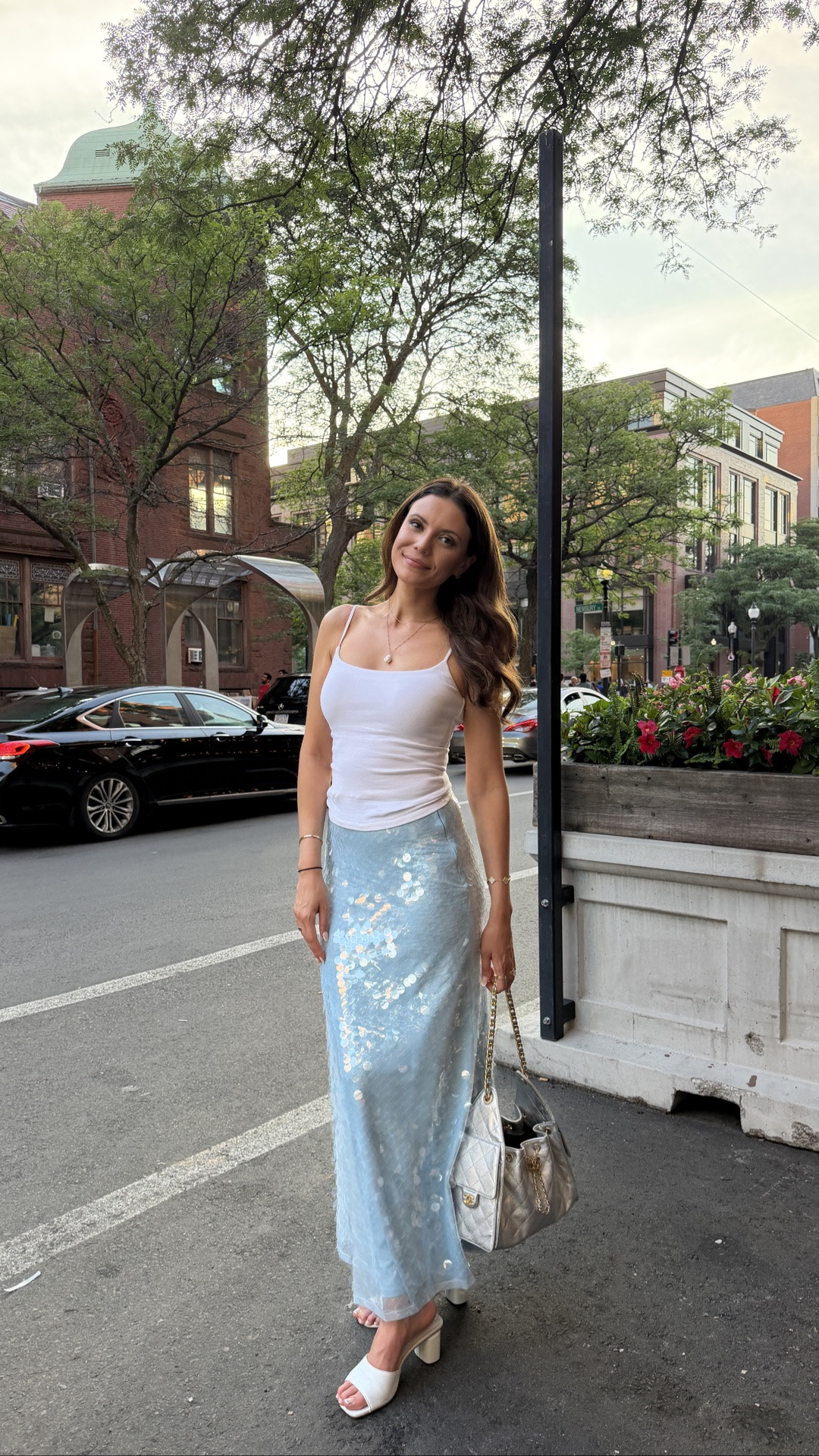OOTN 💙 LOVE this blue sequin maxi skirt! Mermaid vibes 🩵🧜🏻‍♀️ it’s the perfect summer sequin skirt! I’m wearing a small. Perfect for my tall girls!

#LTKootd #LTKSeasonal #LTKTall