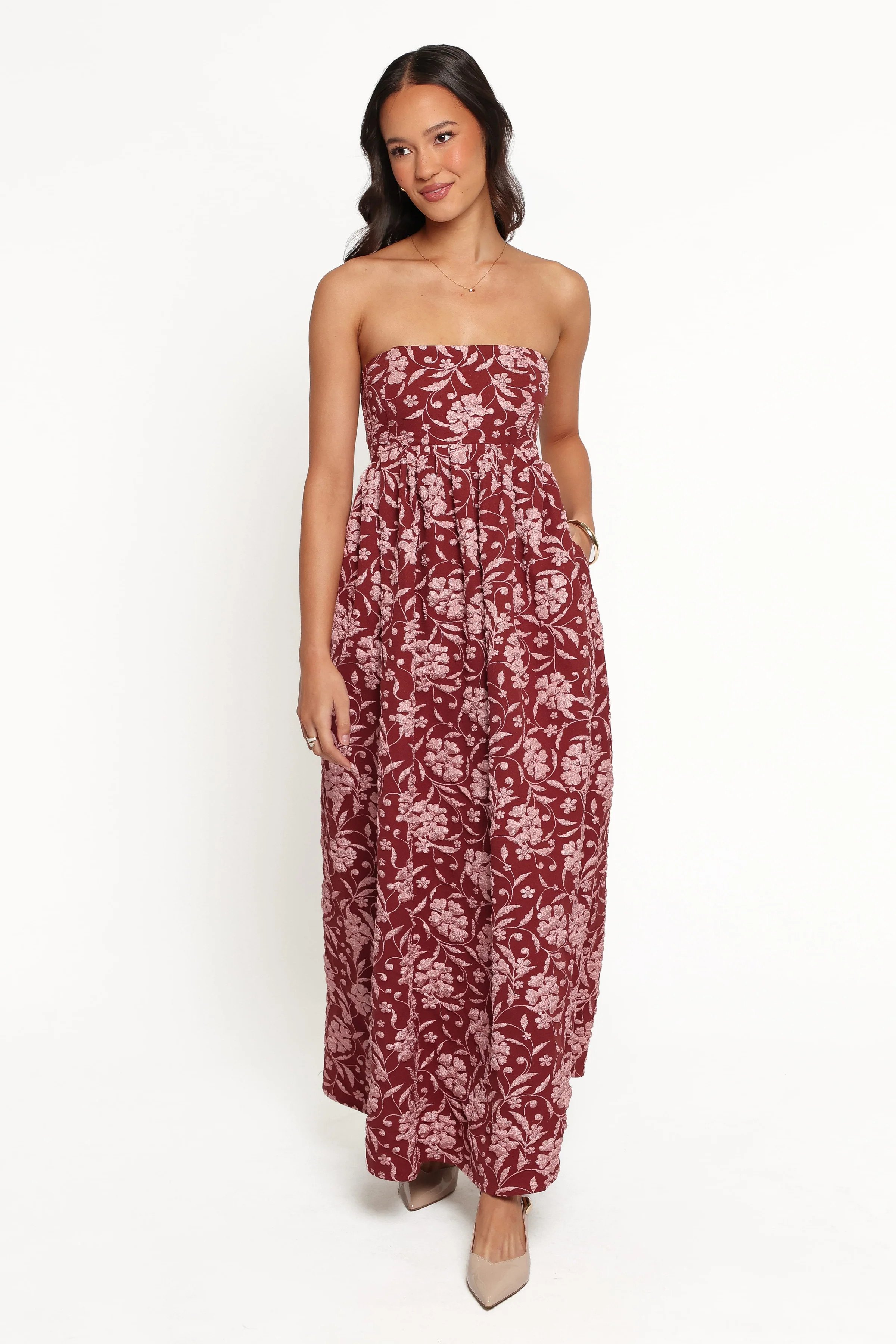 Orabella Maxi Dress - Red Floral | Petal & Pup (US)