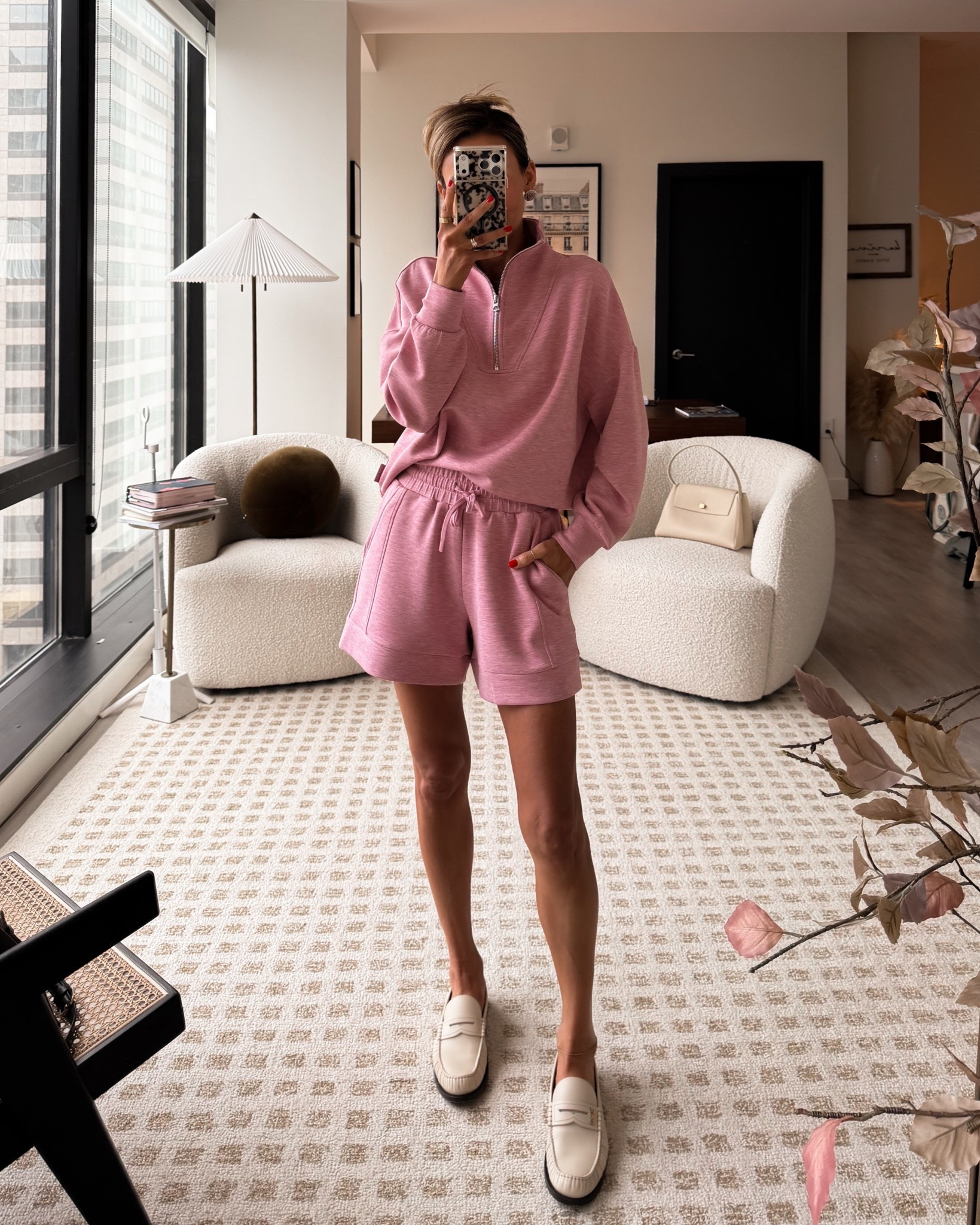 My favorite chic athletic set now in a fresh spring color! I’m wearing an XS and the fit is slightly oversized.

#LTKootd #LTKSeasonal #LTKOver40