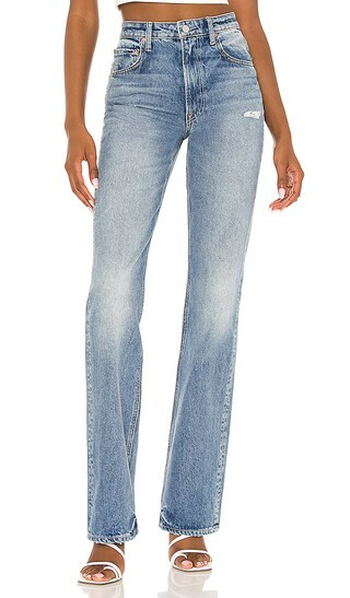 Melanie High Rise Flare in Catalina | Revolve Clothing (Global)