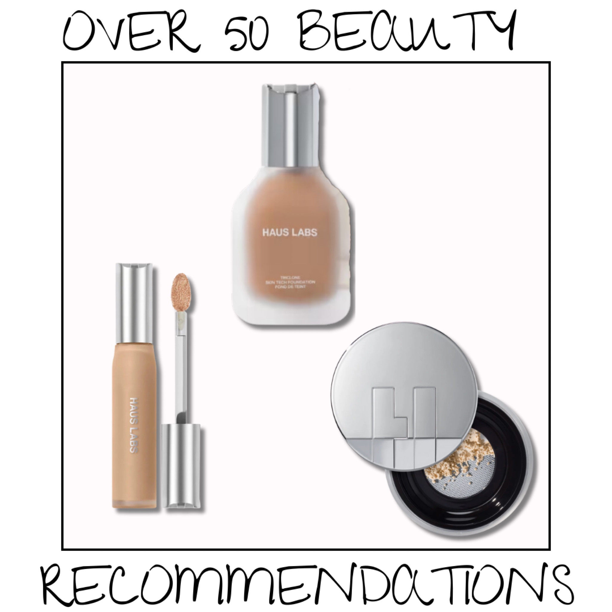 Haus Labs nailed the complexion game this year. Beautiful skin is guaranteed with the Triclone Skin Tech Foundation and Concealer. Set it l with the Bio-Blurring-Talc Free Loose Setting Powder and your good for the day if you have normal to dry skin. Skin looks like skin, not makeup. 

#over50beauty #sephorasalesevent #beautyover50 #matureskin #over50makeup #over50 @hauslabs 

#LTKHolidaySale #LTKover40 #LTKGiftGuide