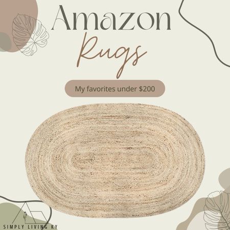 My favorite Amazon area rugs under $200. 

#LTKhome