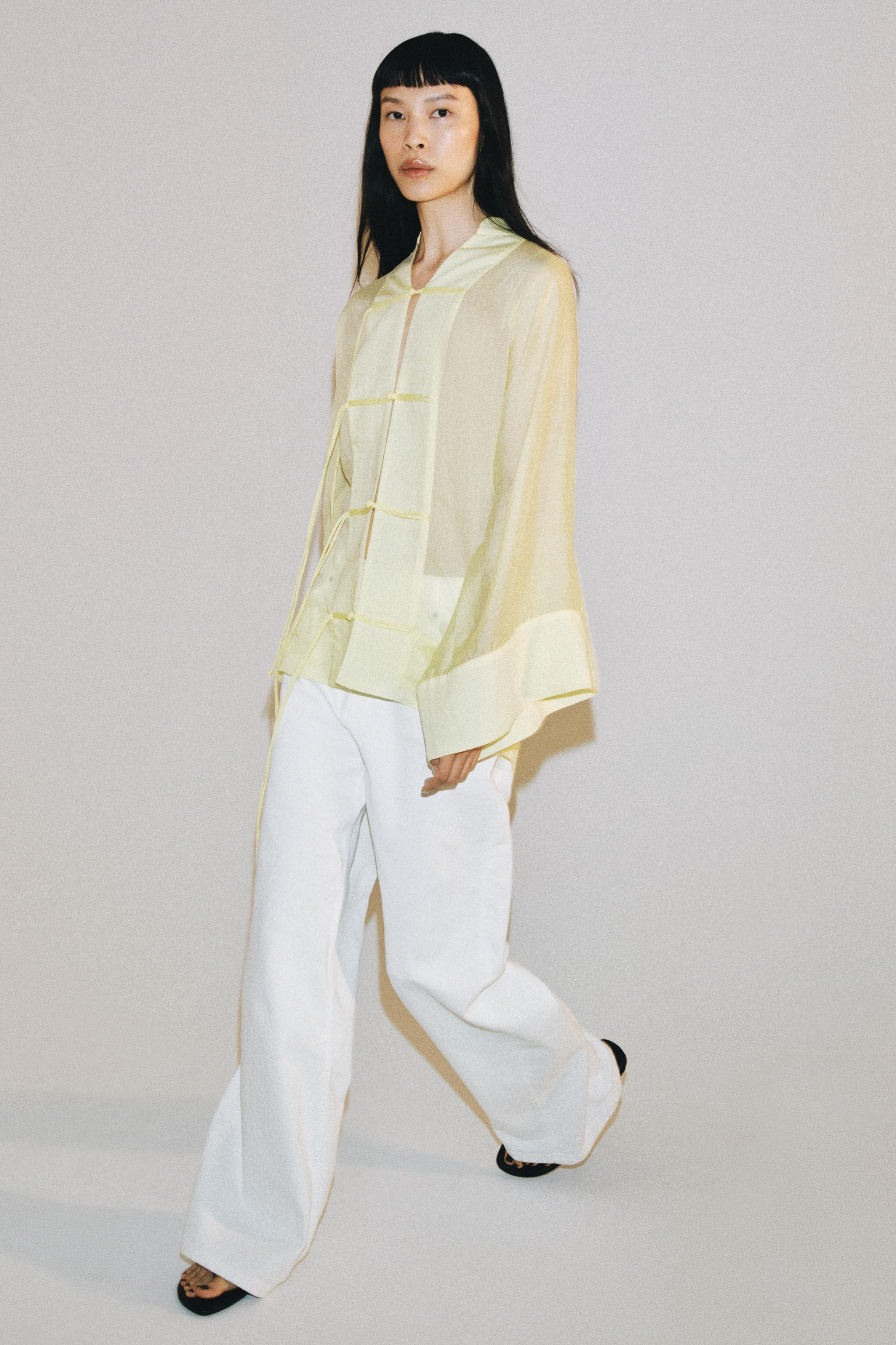 SATIN EFFECT FIREMAN CLASP SHIRT ZW COLLECTION | Zara US