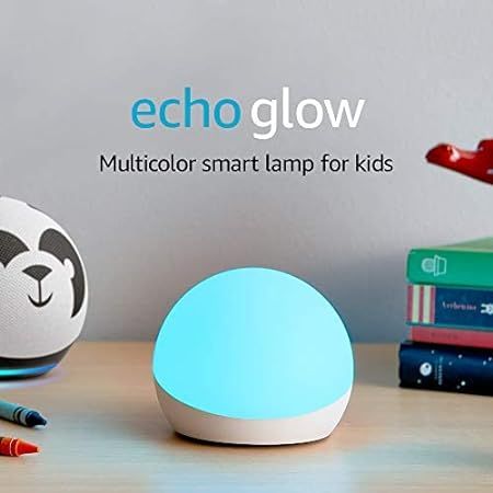 Echo Glow – Lámpara inteligente multicolor – Requiere un dispositivo Alexa compatible | Amazon (US)