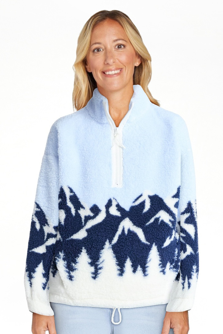 No Boundaries Plush Half-Zip Pullover, Women's and Plus | Walmart (US)