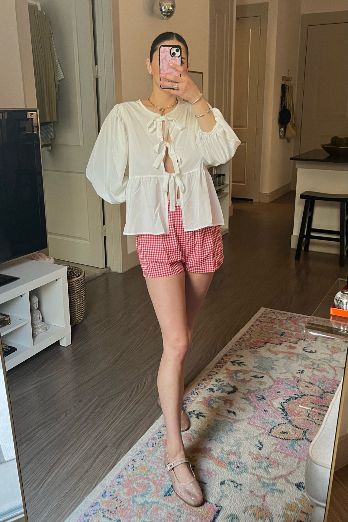 Amazon summer outfit idea!

Boxer shorts
Puff sleeve top
Mesh ballet flats
Affordable

#LTKStyleTip #LTKFindsUnder50 #LTKFindsUnder100