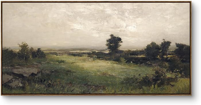 InSimSea Extra Large Framed Vintage Wall Art, Living Room Country Farmhouse Decor, Wilderness Lan... | Amazon (US)