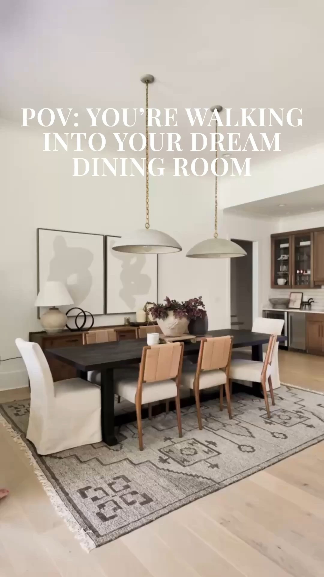 POV: You’re walking into your dream dining room — layered neutrals, cozy textures, and a patterned rug that ties it all together. Classic, calm, and completely timeless.

Do you want to bring our dreamy Modern Classic style interior design into your own home? 🏡 You’re in luck! Reserve our Online Interior Design packages today -> https://porcheandco.com/edesign ✨
We can’t wait to work with you & design your home with #porcheandco

#porcheandco #modernclassicstyle #neutraldecor #cozyhome #homedesign #interiorinspiration #modernclassicinterior



#LTKHome #LTKdayinmylife #LTKstorytime