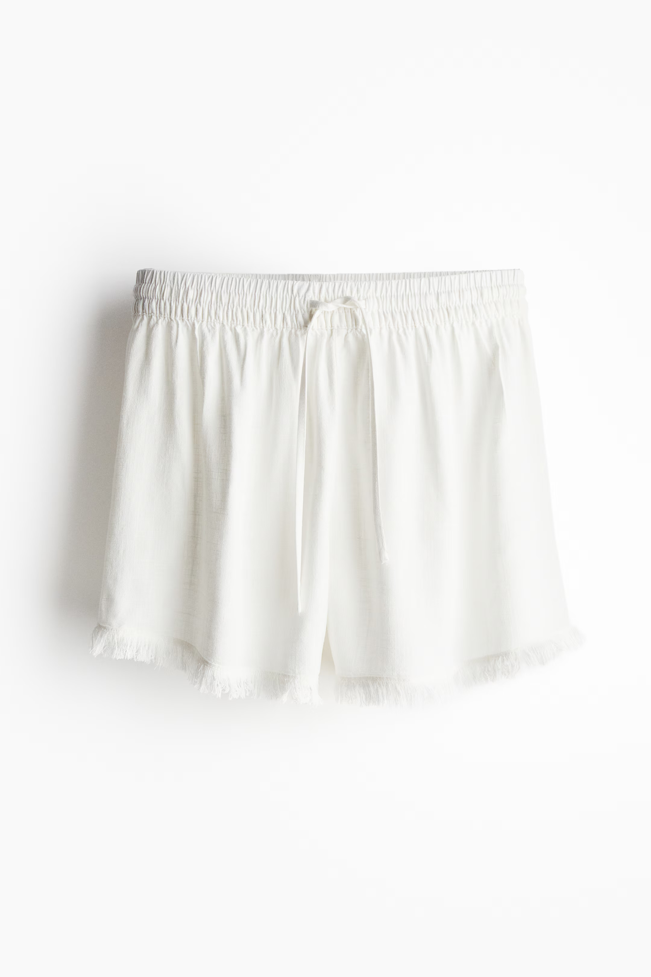 Linen-blend pull-on shorts | H&M (UK, MY, IN, SG, PH, TW, HK)
