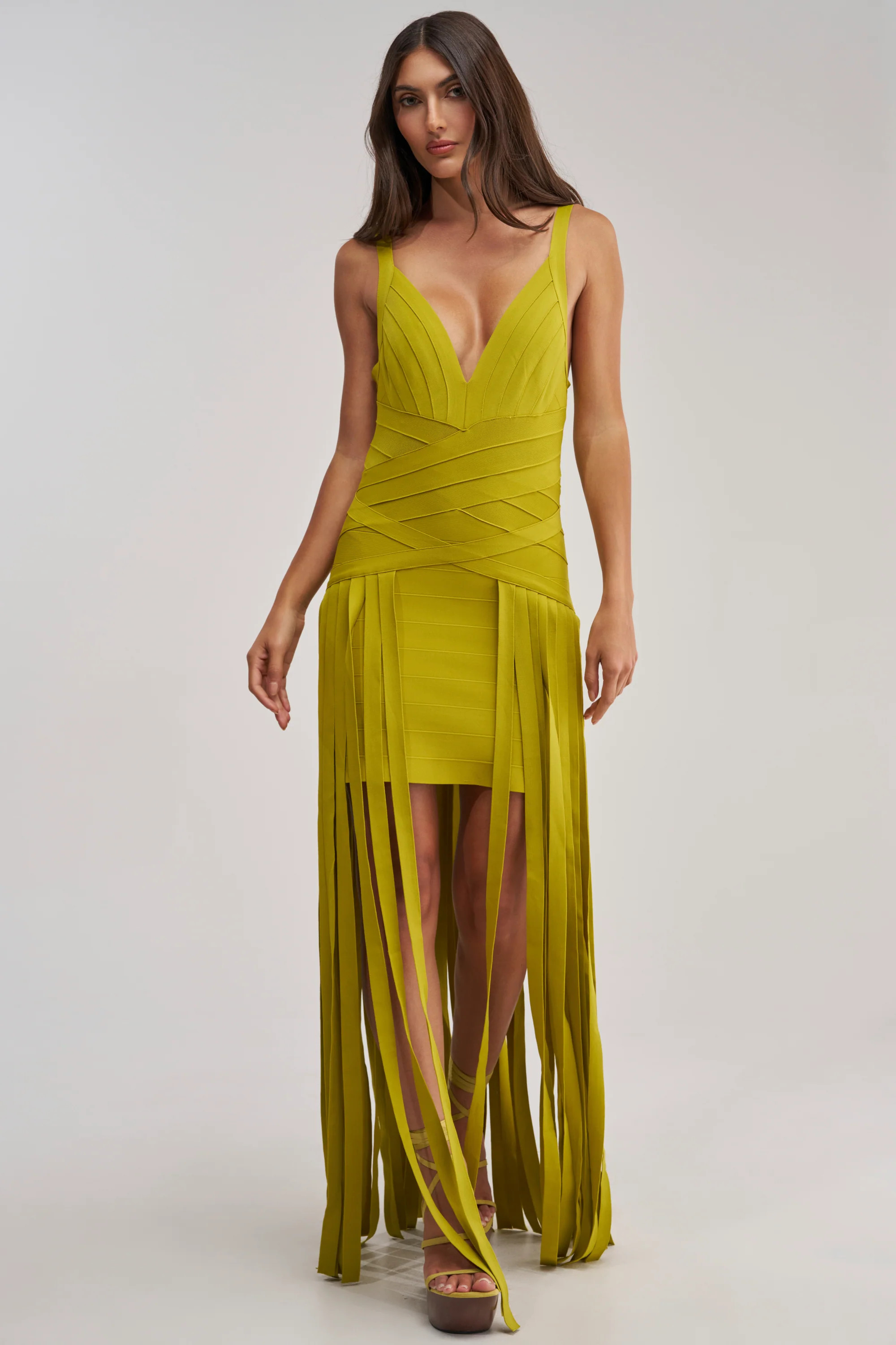 LUCKY CHARM FRINGE MINI DRESS | AKIRA