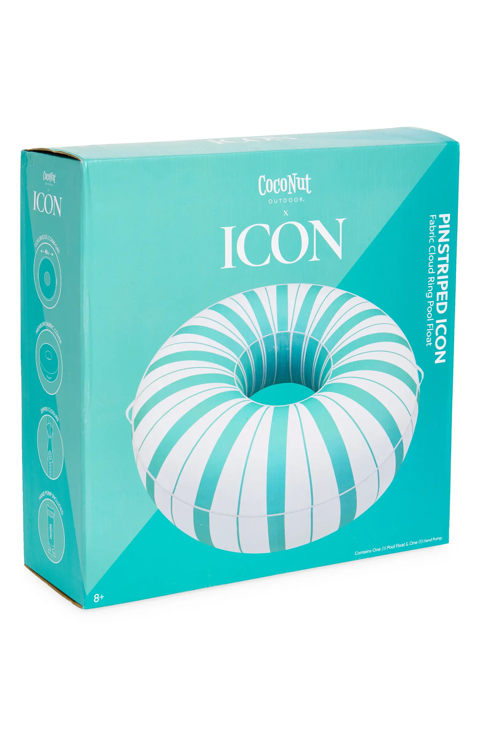 Retro Pinstripe Fabric Pool Ring Float | Nordstrom