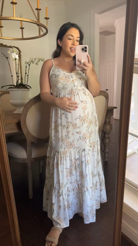 A beautiful dress from pink blush maternity by Lovestitch! Comes in maternity and non maternity. The beautiful detailing of Sage, blush and peach make for a dress for baby showers, Mother’s Day or any day you want or feel special

#LTKfindsunder100 #LTKbump