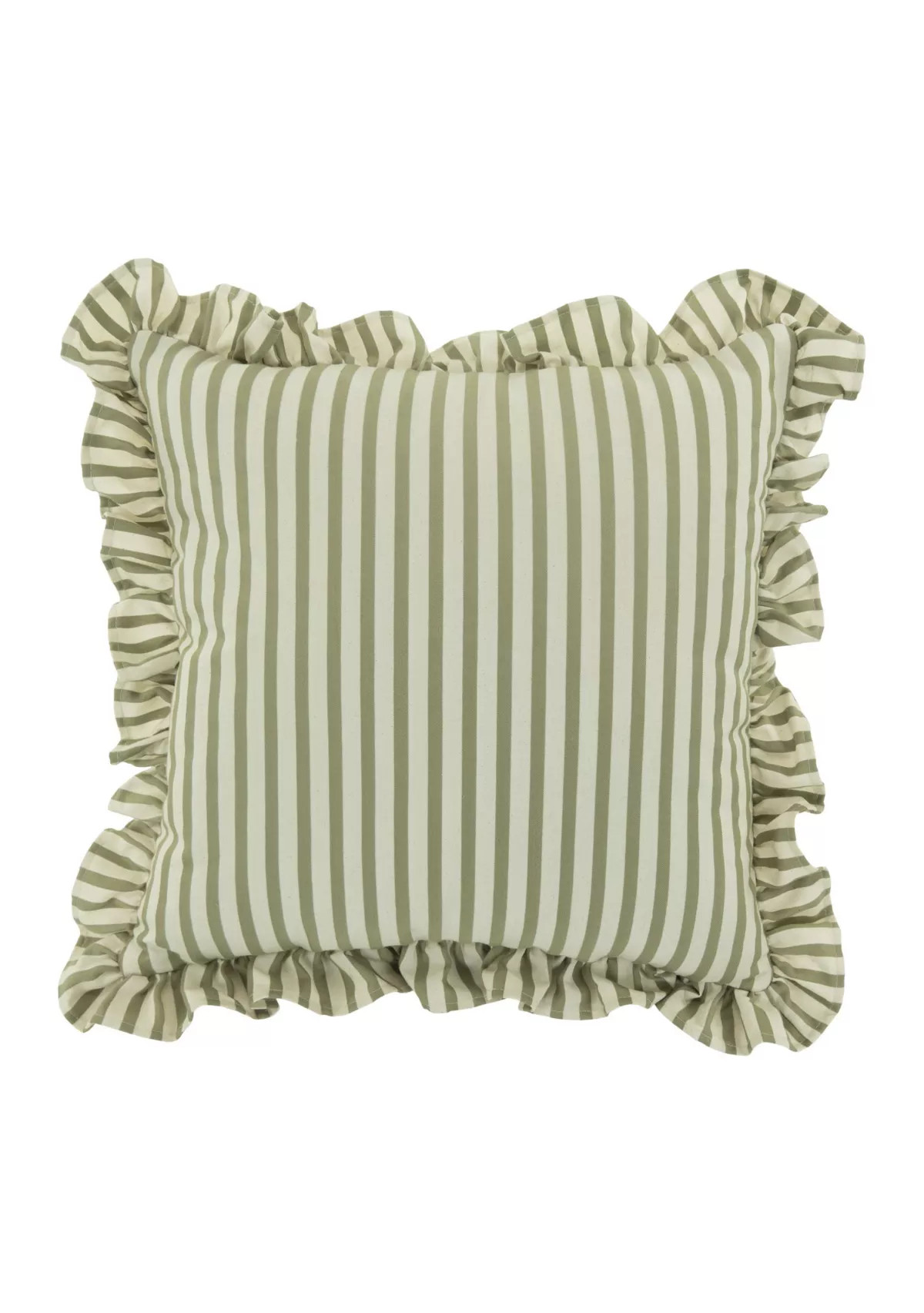 Ruffle Stripe Throw Pillow | Belk