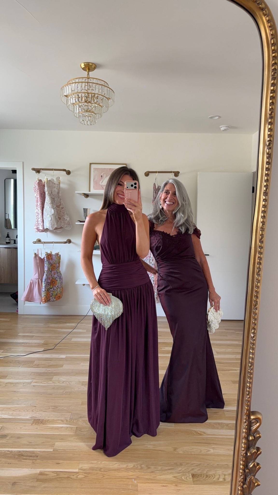 plum halter-neck gown with a ruched waist, Plum satin gown with a lace-trimmed neckline and cap sleeves mom and me formal wedding guest and mother of the bride dresses 💍


I’m 5’4” and wearing my usual small/2 in most

mom is 5’4” and wears a medium/6

summer wedding guest dresses, wedding guest dresses, cocktail dresses, semi-formal dresses, black tie wedding guest dresses, destination wedding guest dresses, garden party dresses, wedding guest outfit ideas, mom & me outfits, mom & me dresses, matching outfits, mother daughter outfits, family photo outfits, wedding guest dresses, mother of the bride, mother of the groom, wedding guest outfit ideas

#LTKWedding #LTKgrwm #LTKSeasonal
