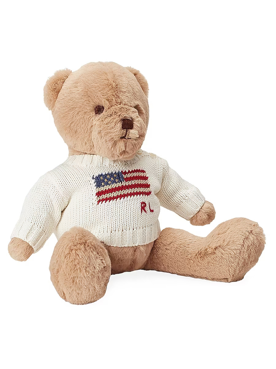 Flag Sweater Polo Bear - Clubhouse Cream | Saks Fifth Avenue