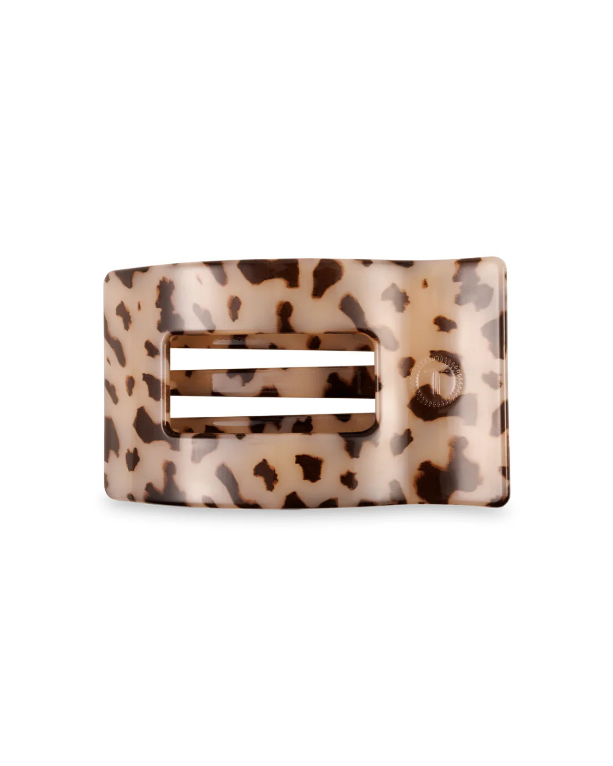 Teleties Small Flat Rectangle Hair Clip Black | ish Boutique